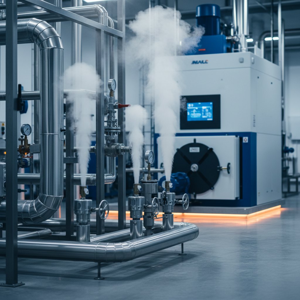 קיטור מים חמים